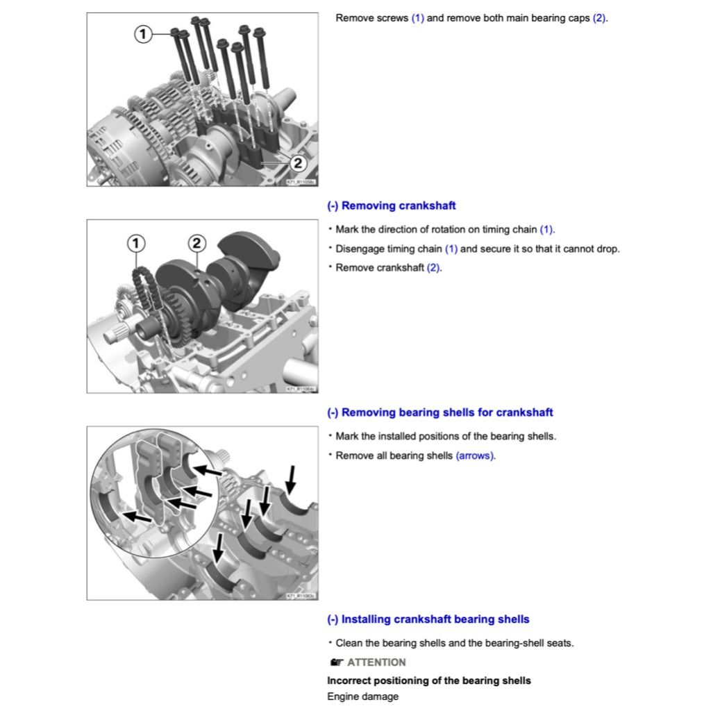 BMW F650 GS K72 (2008-2012) SERVICE WORKSHOP MANUAL + RIDER'S MANUAL - Image 8