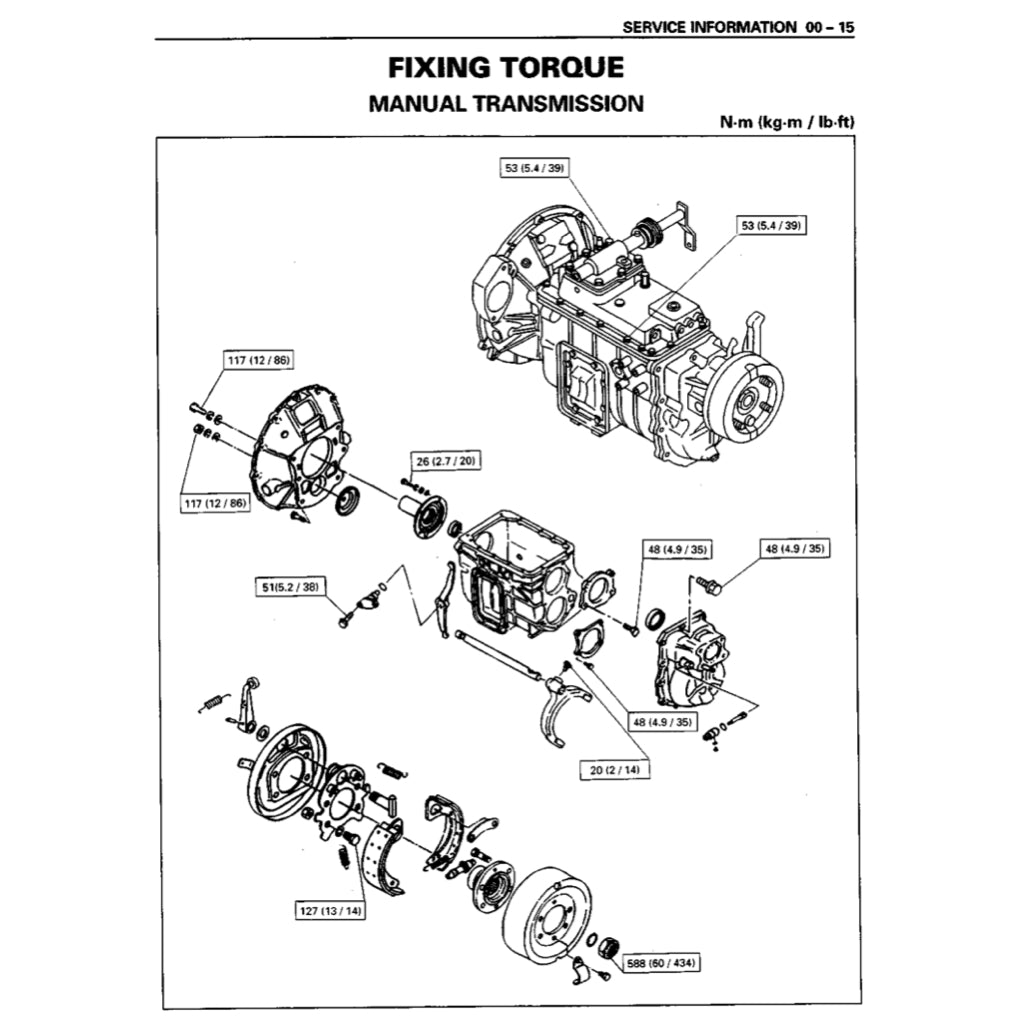 ISUZU ELF NPR NKR NHR (1999-2006) SERVICE WORKSHOP MANUAL - Image 9