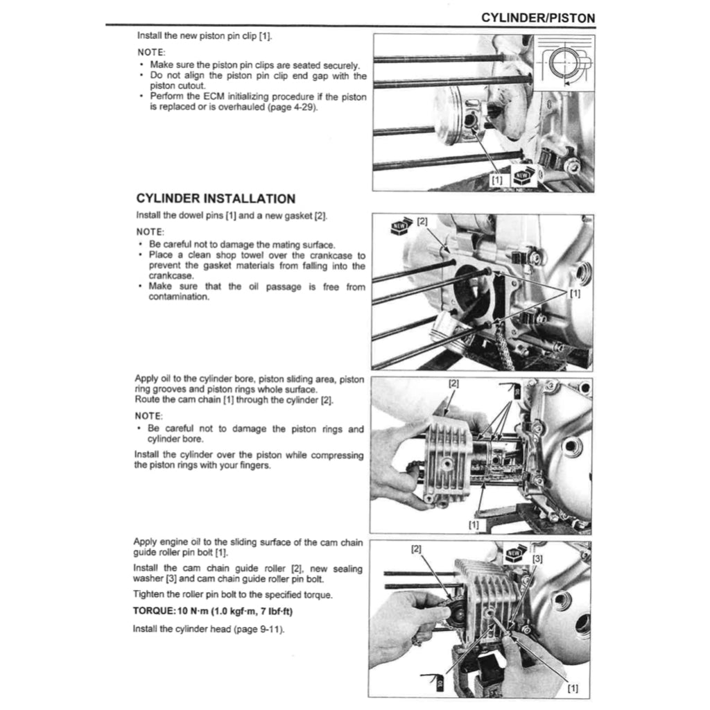 HONDA MONKEY Z125 (2019+) SERVICE WORKSHOP MANUAL + PARTS CATALOGUE + OWNER'S MANUAL - Image 8