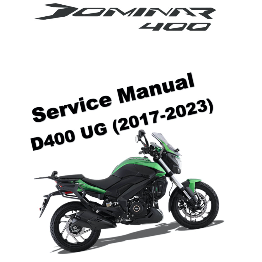 MODENAS DOMINAR 400 400UG (2017-2023) SERVICE WORKSHOP MANUAL + PARTS CATALOGUE +OWNER'S MANUAL
