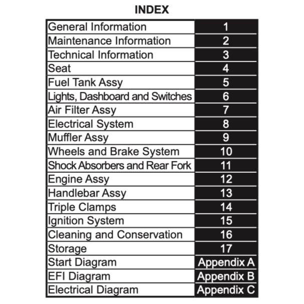 CFMOTO PAPIO II CF125-3 (2019-2023) SERVICE WORKSHOP MANUAL + OWNER'S MANUAL - Image 3