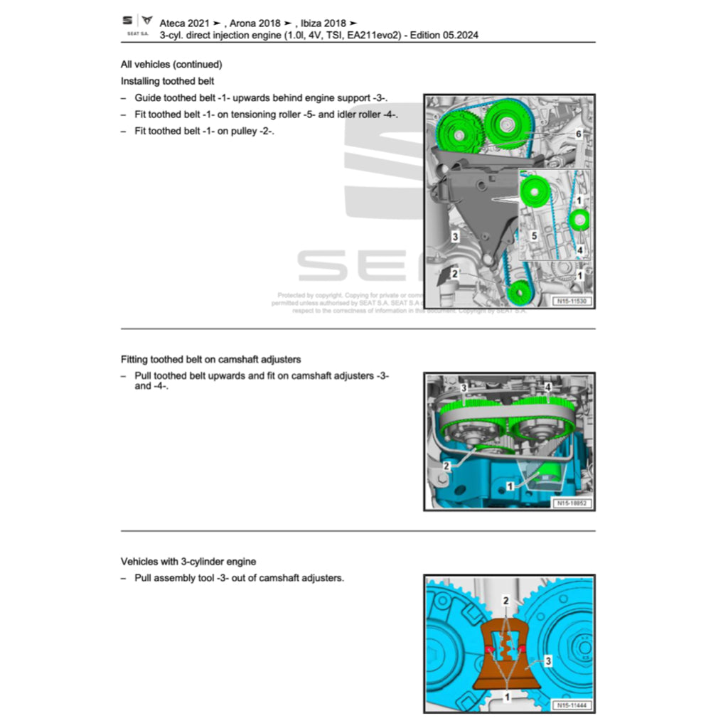 SEAT ARONA KJ7 (2017+) SERVICE WORKSHOP MANUAL - Image 6