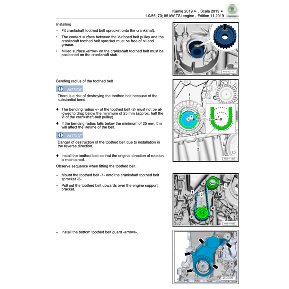 SKODA KAMIQ NW5 (2019+) SERVICE WORKSHOP MANUAL - Image 11