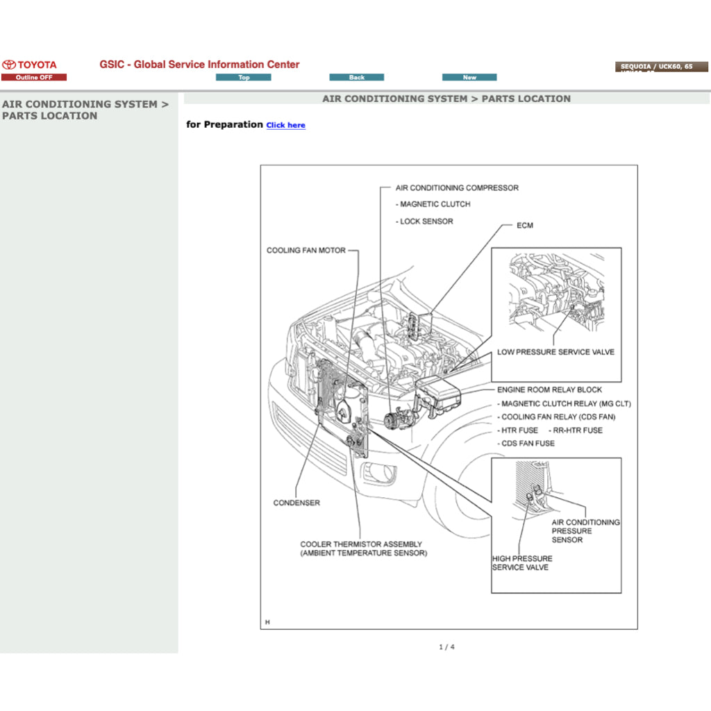 TOYOTA SEQUOIA UCK60/65 (2008-2022) ONLINE SERVICE WORKSHOP MANUAL - Image 10