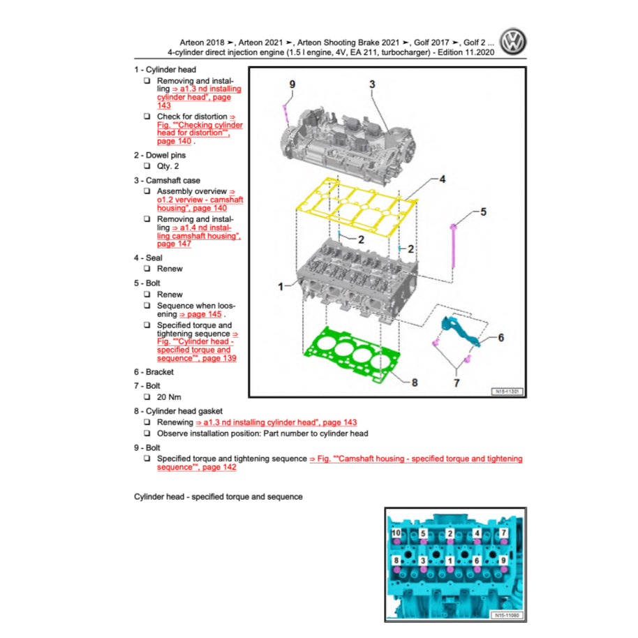 VW T-CROSS C11 (2019+) SERVICE WORKSHOP MANUAL - Image 5