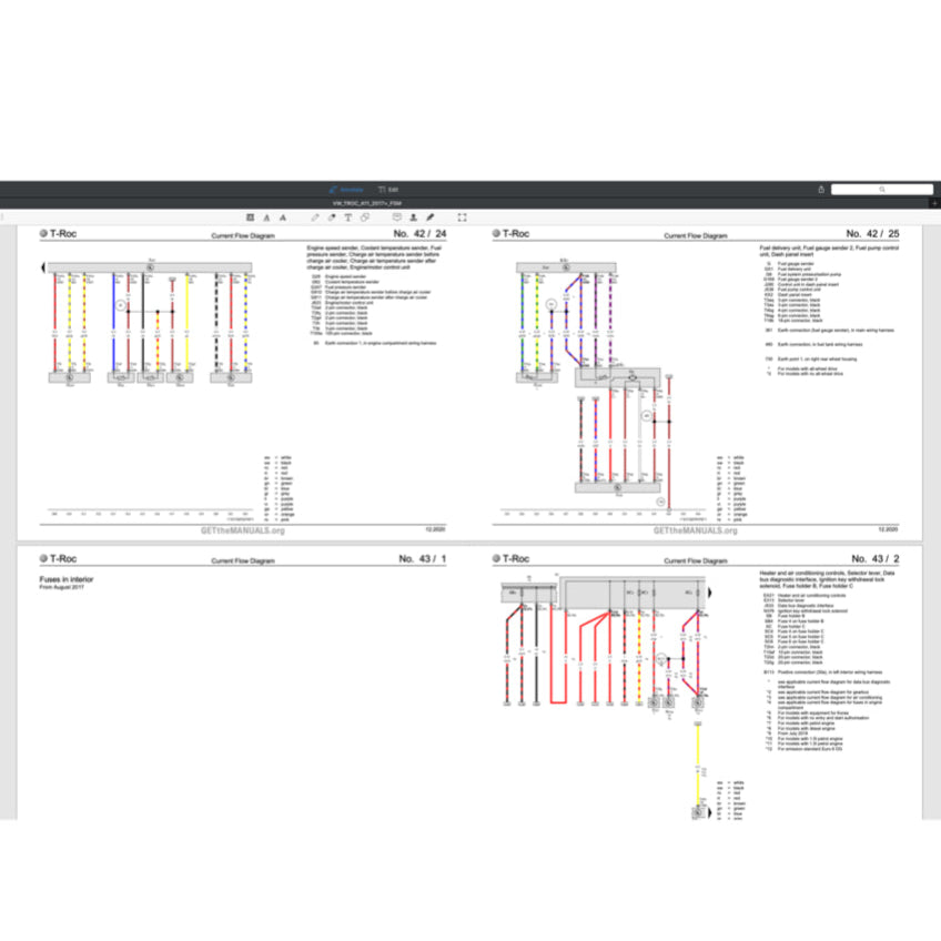 VW T-ROC A11 (2017+) SERVICE WORKSHOP MANUAL - Image 10