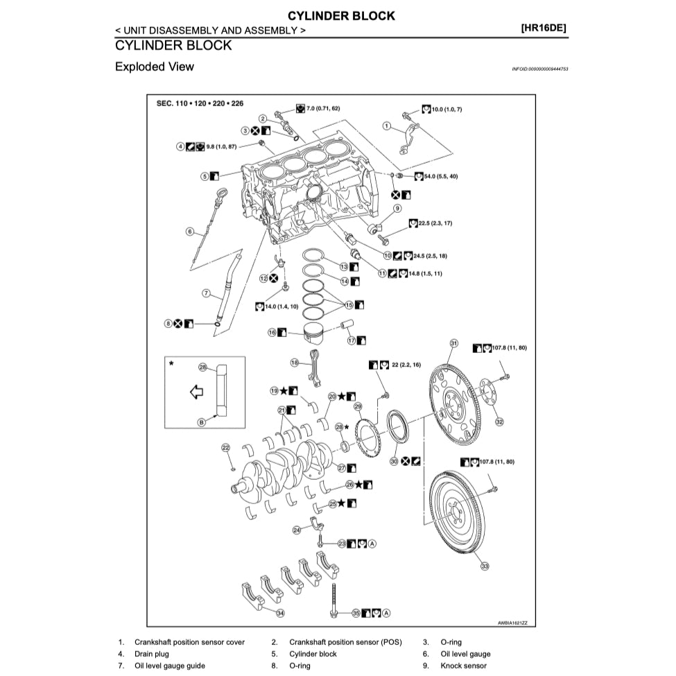 NISSAN NOTE E12 (2013-2018) SERVICE WORKSHOP MANUAL - Image 9