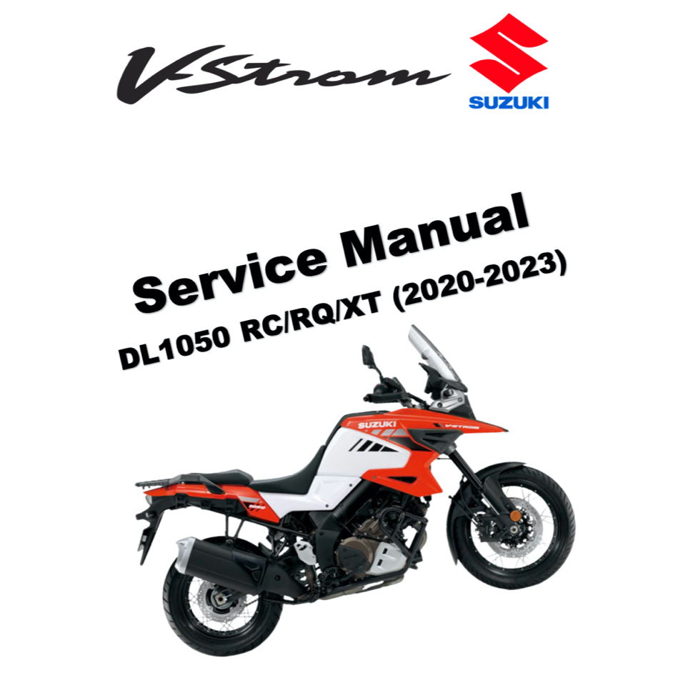 SUZUKI V STORM V STROM VSTROM DL1050 RC/RQ/XT (2020-2023) SERVICE WORKSHOP MANUAL + PARTS CATALOGUE+ OWNER's MANUAL