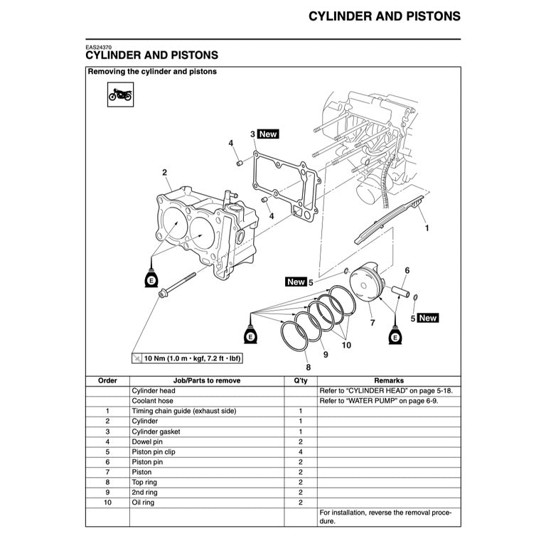 T-MAX YAMAHA TMAX XP500/A (2012-2014) SERVICE WORKSHOP MANUAL + PARTS CATALOGUE + OWNER'S MANUAL - Image 6
