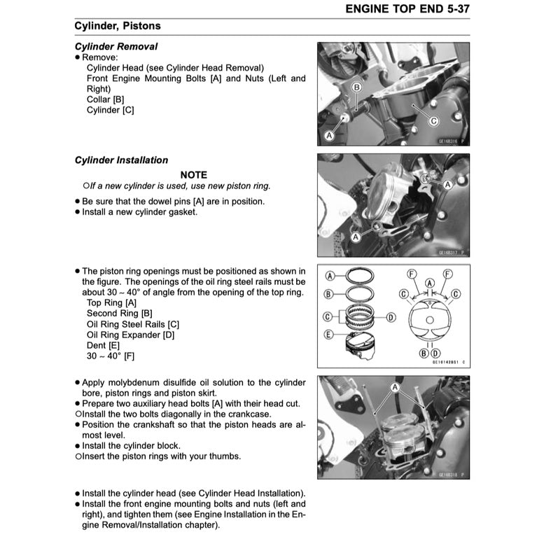 KAWASAKI ER-6n ER6n (2006-2016) SERVICE WORKSHOP MANUAL + PARTS CATALOGUE + OWNER'S MANUAL - Image 6