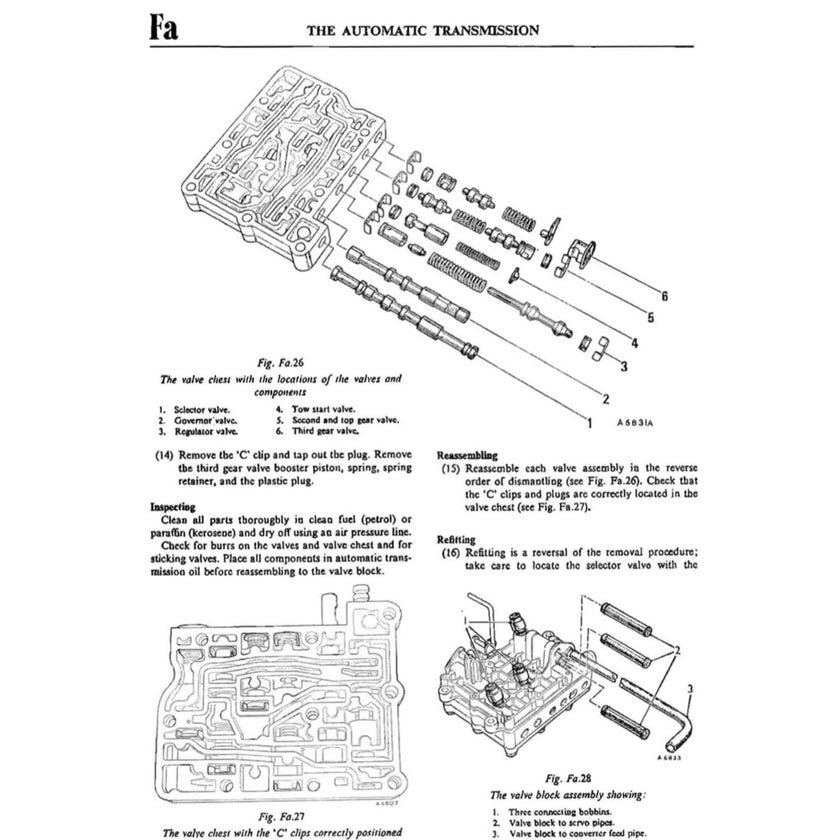 AUSTIN 1100 & 1300 (1962-1971) SERVICE WORKSHOP MANUAL - Image 8