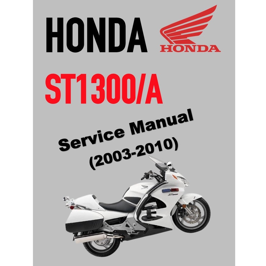 HONDA ST1300/A (2003-2010) SERVICE WORKSHOP MANUAL + PARTS CATALOGUE + OWNER'S MANUAL - Image 2