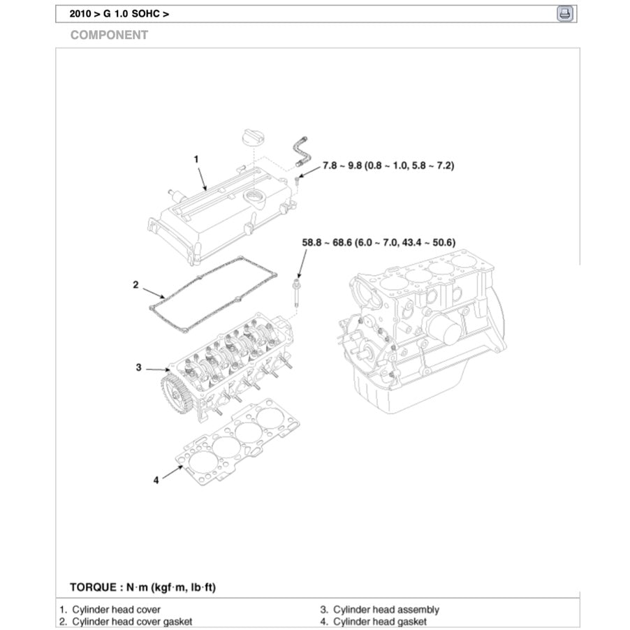INOKOM / HYUNDAI ATOS PRIME (2003-2014) SERVICE WORKSHOP MANUAL - Image 10