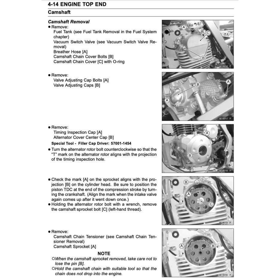 KAWASAKI KLX150L (2014-2018) SERVICE WORKSHOP MANUAL +PARTS CATALOGUE + OWNER'S MANUAL - Image 6