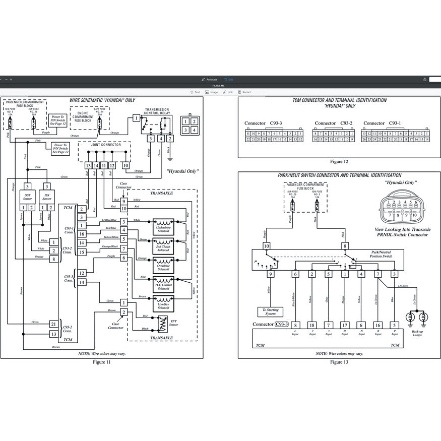 MITSUBISHI AUTOMATIC TRANSMISSION REPAIR MANUAL F4A3 F4A51 F5A51 KM-171 KM-175 KM-177 R451 V5A51 JF011E (CVT) - Image 6