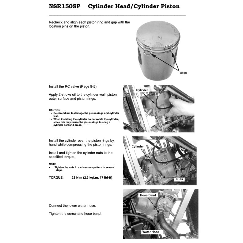 HONDA NSR 150SP (1997-2010) SERVICE WORKSHOP MANUAL + PARTS CATALOGUE + OWNER'S MANUAL - REPSOL REPLICA - Image 7