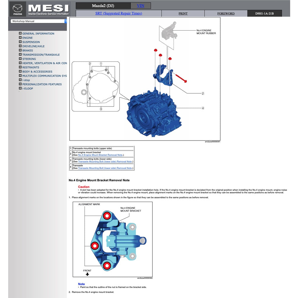 MAZDA 2 DJ (2015-2022) SERVICE WORKSHOP MANUAL - Image 7
