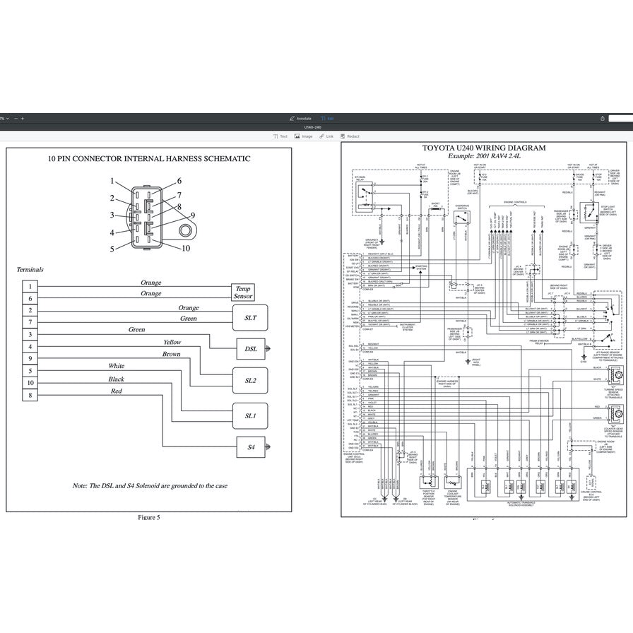 TOYOTA AUTOMATIC TRANSMISSION REPAIR MANUAL A130/A140/A240/A340/A40-41/A40D/A43DE/A440-F/A55/A750E/A761E/U140-240/U151E - Image 5