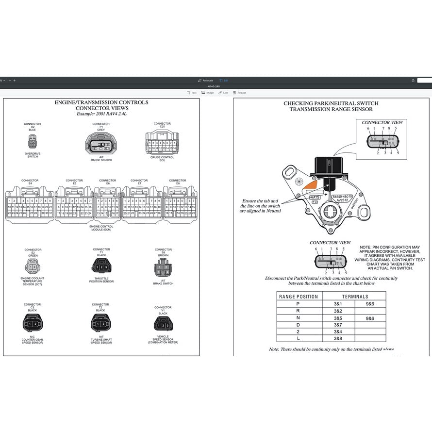 TOYOTA AUTOMATIC TRANSMISSION REPAIR MANUAL A130/A140/A240/A340/A40-41/A40D/A43DE/A440-F/A55/A750E/A761E/U140-240/U151E - Image 3