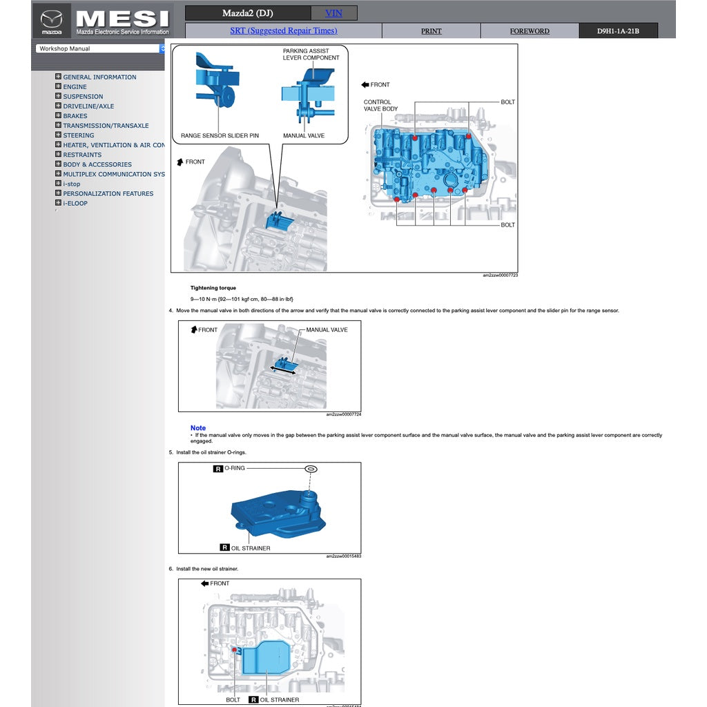 MAZDA 2 DJ (2015-2022) SERVICE WORKSHOP MANUAL - Image 8