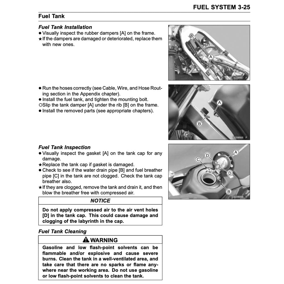 KAWASAKI KLX150L (2014-2018) SERVICE WORKSHOP MANUAL +PARTS CATALOGUE + OWNER'S MANUAL - Image 5