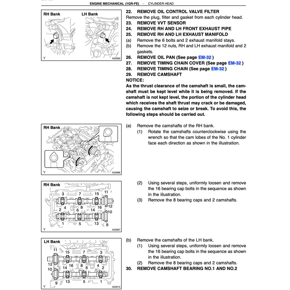 TOYOTA ENGINE 1GR-FE (VVT-I) SERVICE REPAIR WORKSHOP MANUAL - Image 6