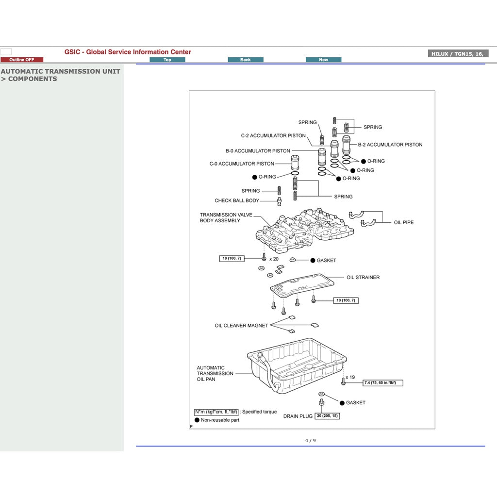 HILUX TOYOTA HILUX VIGO KUN 15/16/25/26/36 (2005-2015) SERVICE WORKSHOP MANUAL - Image 3
