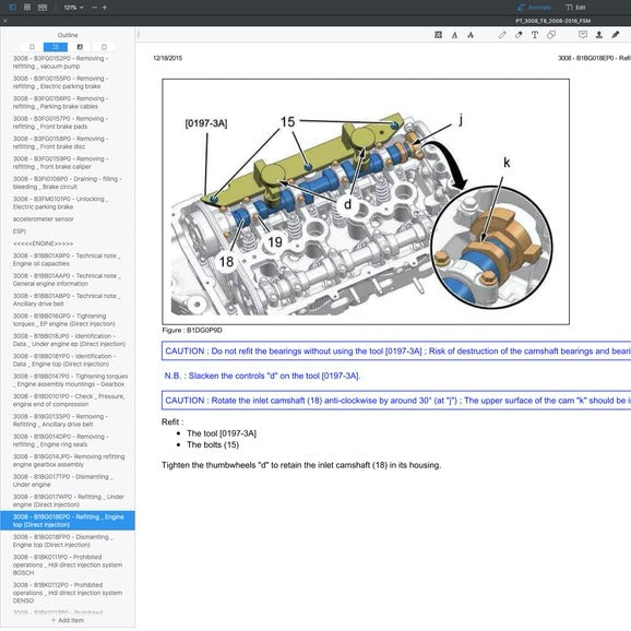 PEUGEOT 3008 T8 (2008-2016) SERVICE WORKSHOP MANUAL - Image 10