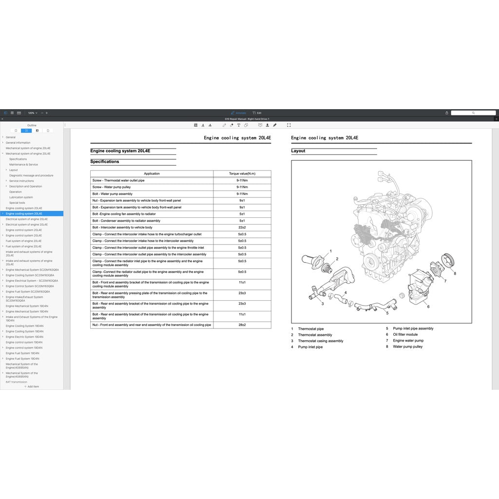 MAXUS G10 (2016-2023) SERVICE WORKSHOP MANUAL - Image 5