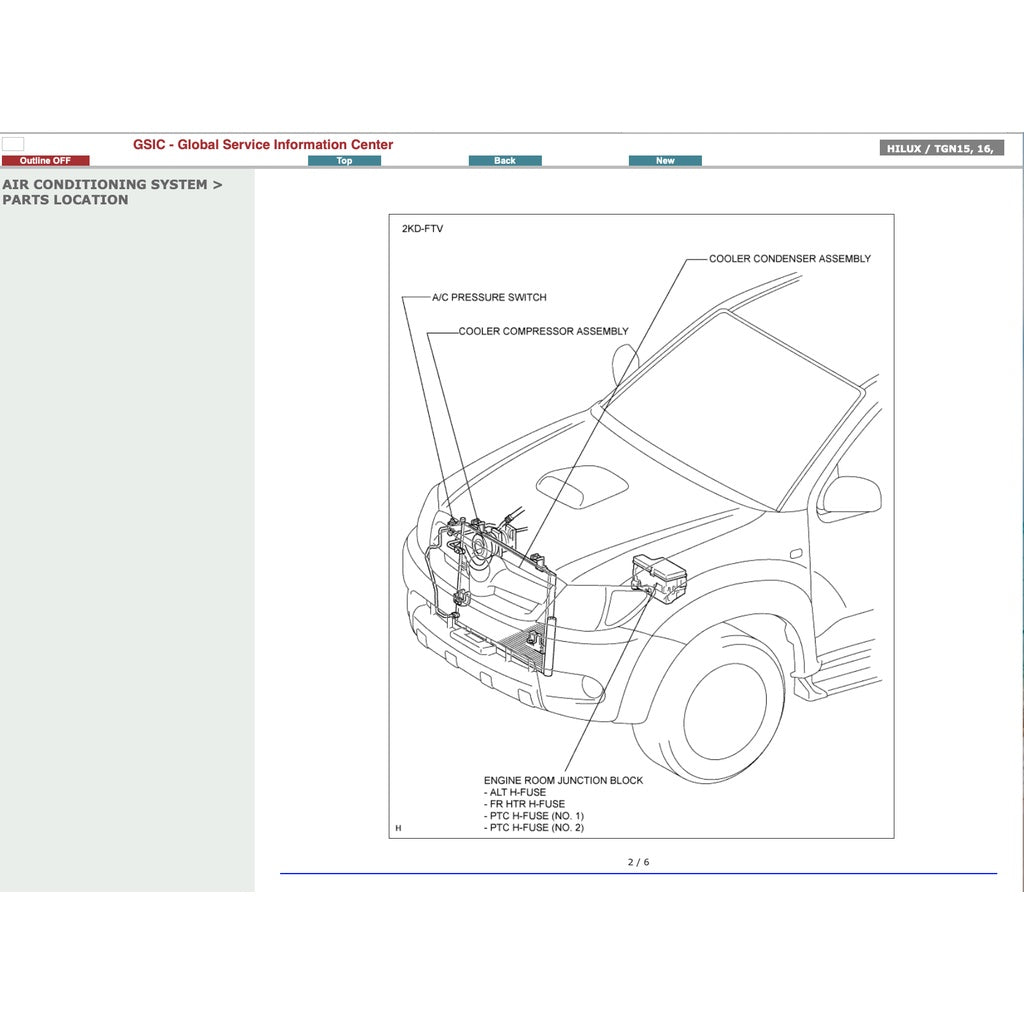 HILUX TOYOTA HILUX VIGO KUN 15/16/25/26/36 (2005-2015) SERVICE WORKSHOP MANUAL - Image 6
