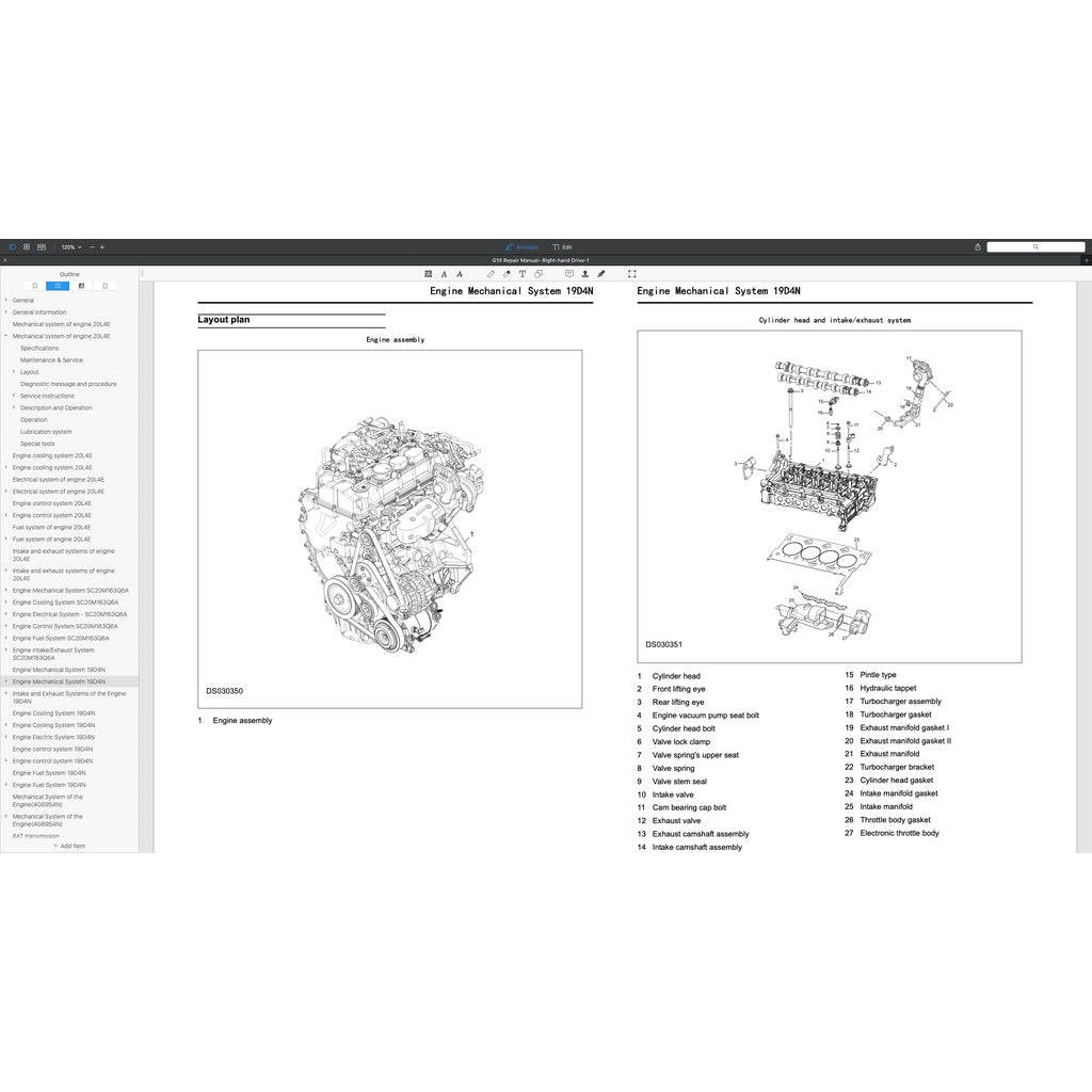 MAXUS G10 (2016-2023) SERVICE WORKSHOP MANUAL - Image 3