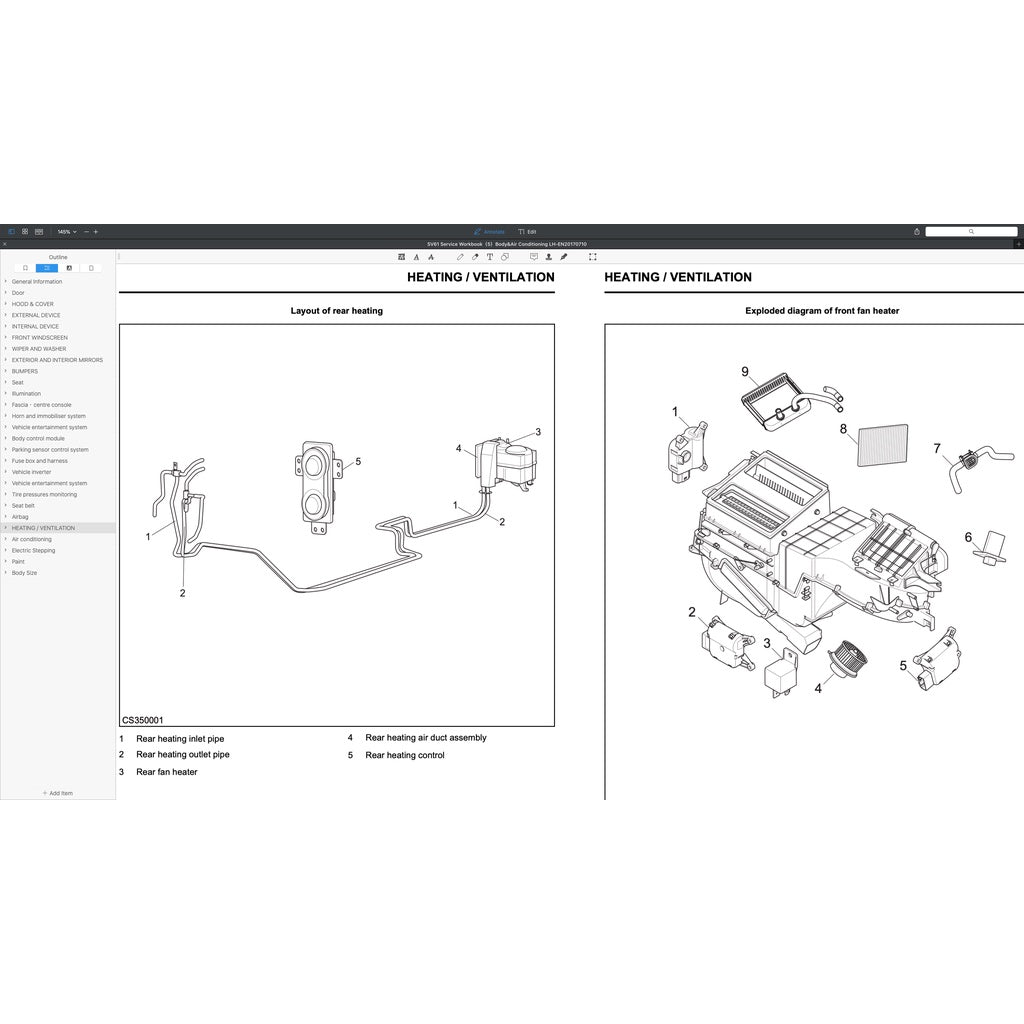 MAXUS V80 (2012-2023) SERVICE WORKSHOP MANUAL - Image 4
