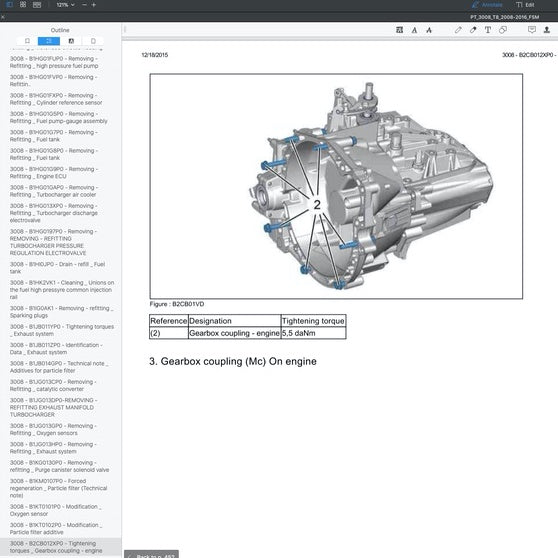 PEUGEOT 3008 T8 (2008-2016) SERVICE WORKSHOP MANUAL - Image 5