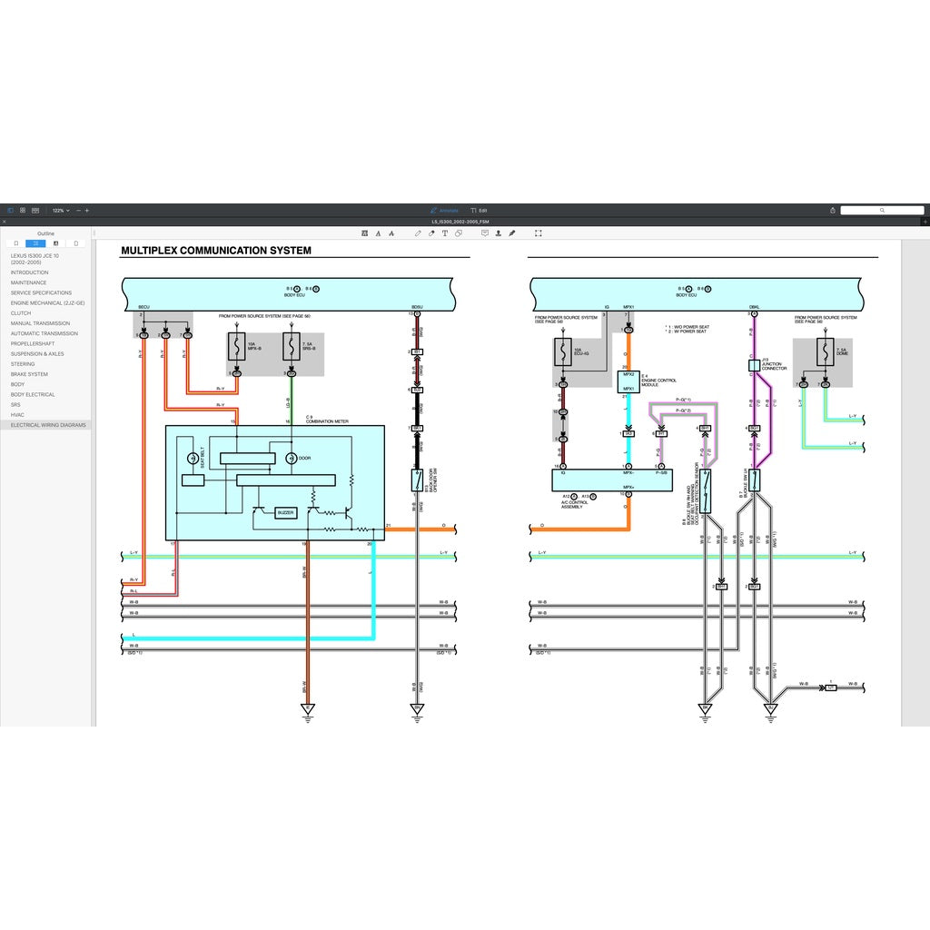 LEXUS IS300 (2002-2005) SERVICE WORKSHOP MANUAL - Image 9