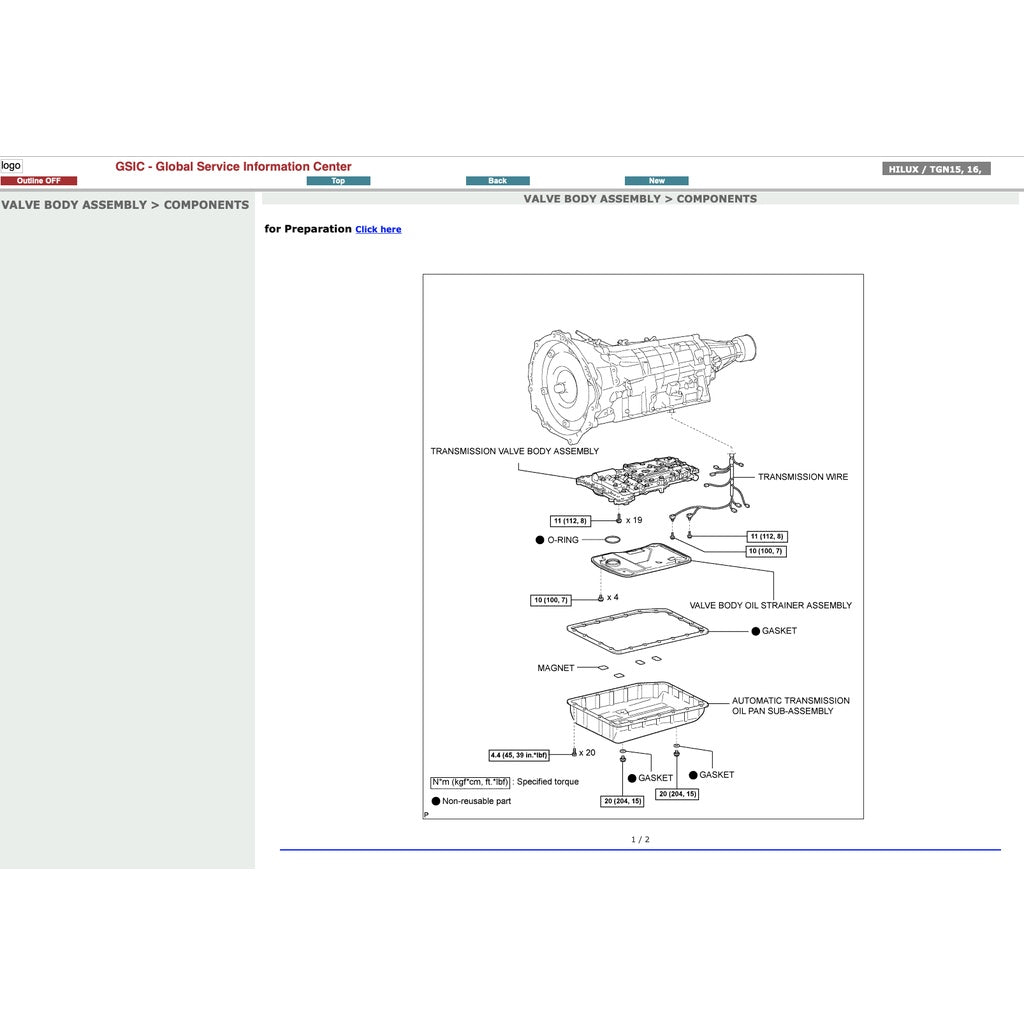 HILUX TOYOTA HILUX VIGO KUN 15/16/25/26/36 (2005-2015) SERVICE WORKSHOP MANUAL - Image 8