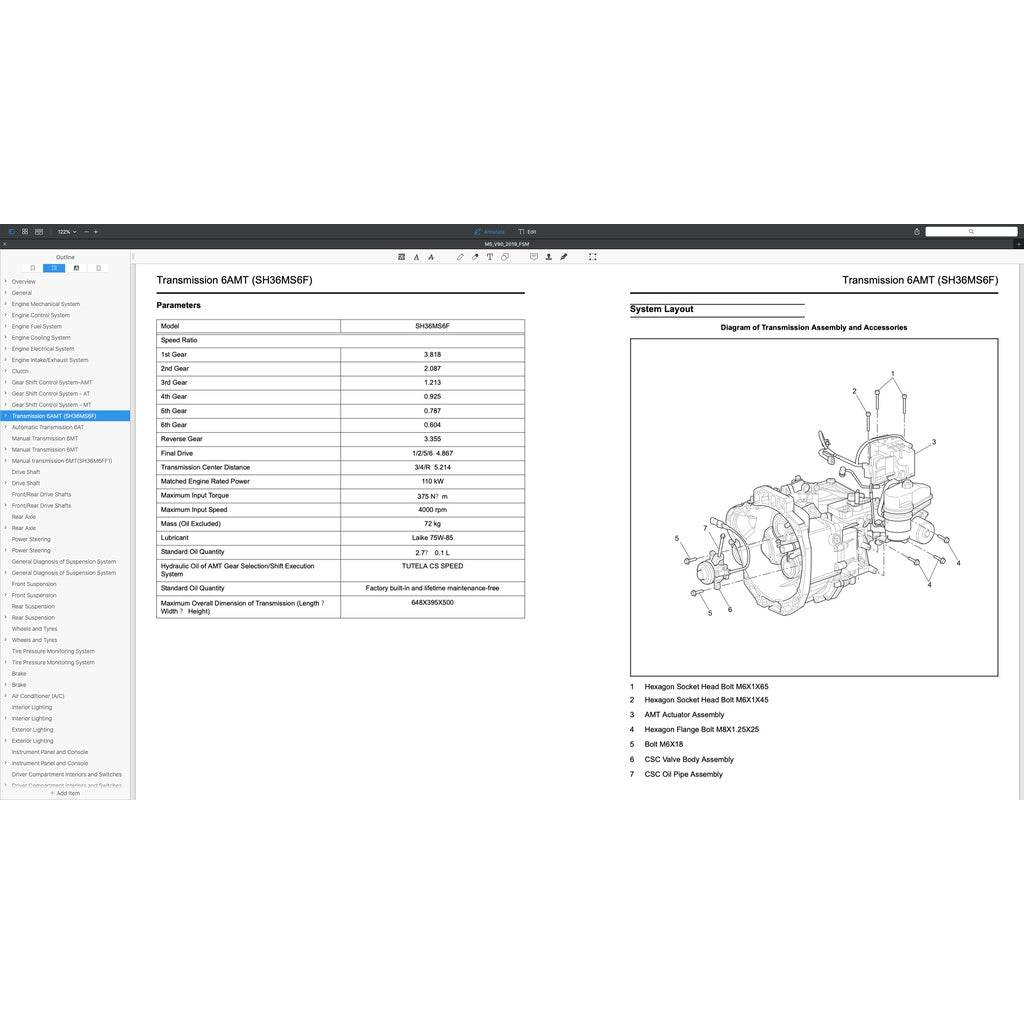 MAXUS V90 /DELIVER 9 (2019-2023) SERVICE WORKSHOP MANUAL - Image 6