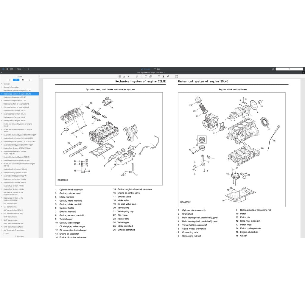 MAXUS G10 (2016-2023) SERVICE WORKSHOP MANUAL - Image 9