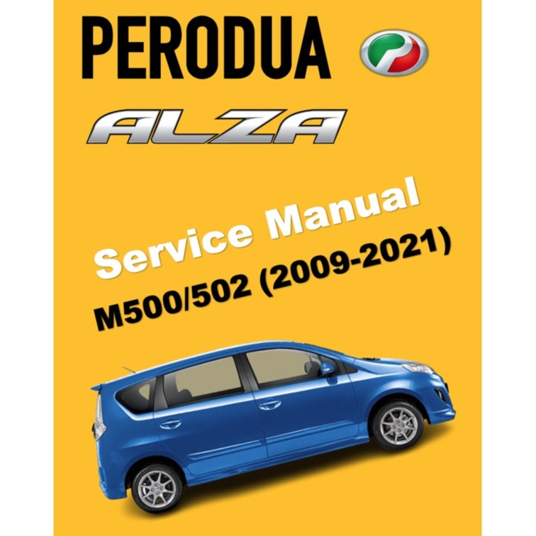 PERODUA ALZA M500/502 (2009-2021) SERVICE WORKSHOP MANUAL - Image 2