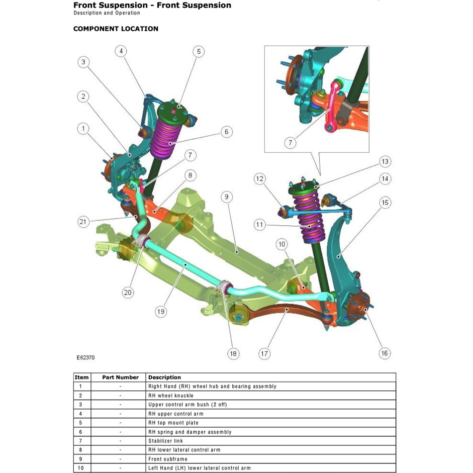 JAGUAR XK X150 (2006-2014) SERVICE WORKSHOP MANUAL - Image 8