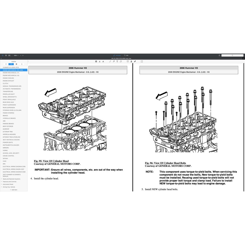 HUMMER H3 (2006-2010) SERVICE WORKSHOP MANUAL - Image 3