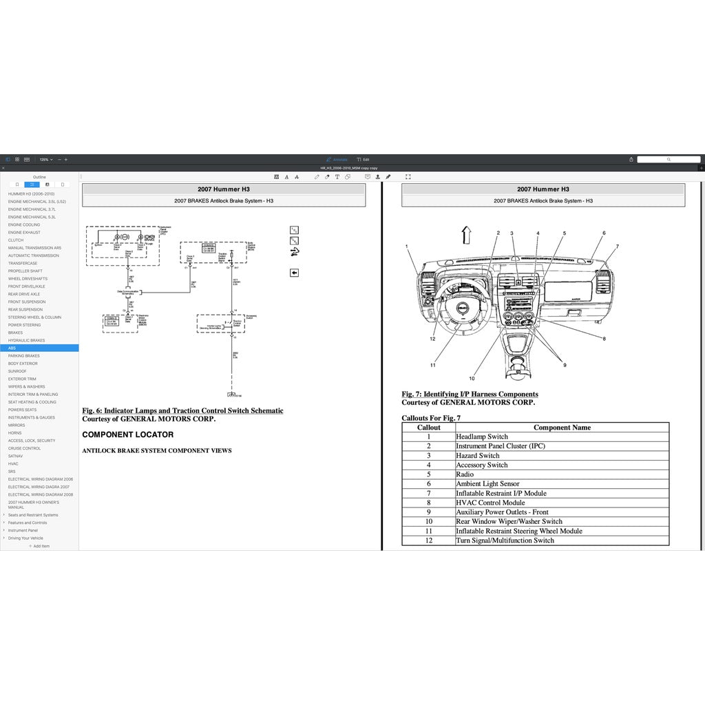 HUMMER H3 (2006-2010) SERVICE WORKSHOP MANUAL - Image 8