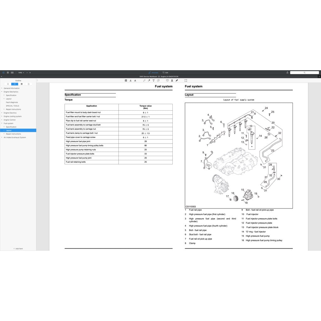 MAXUS V80 (2012-2023) SERVICE WORKSHOP MANUAL - Image 8