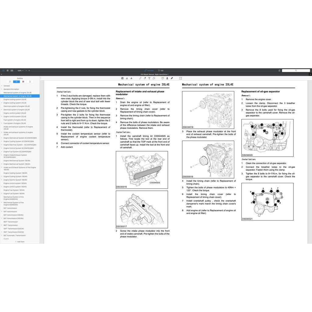 MAXUS G10 (2016-2023) SERVICE WORKSHOP MANUAL - Image 10