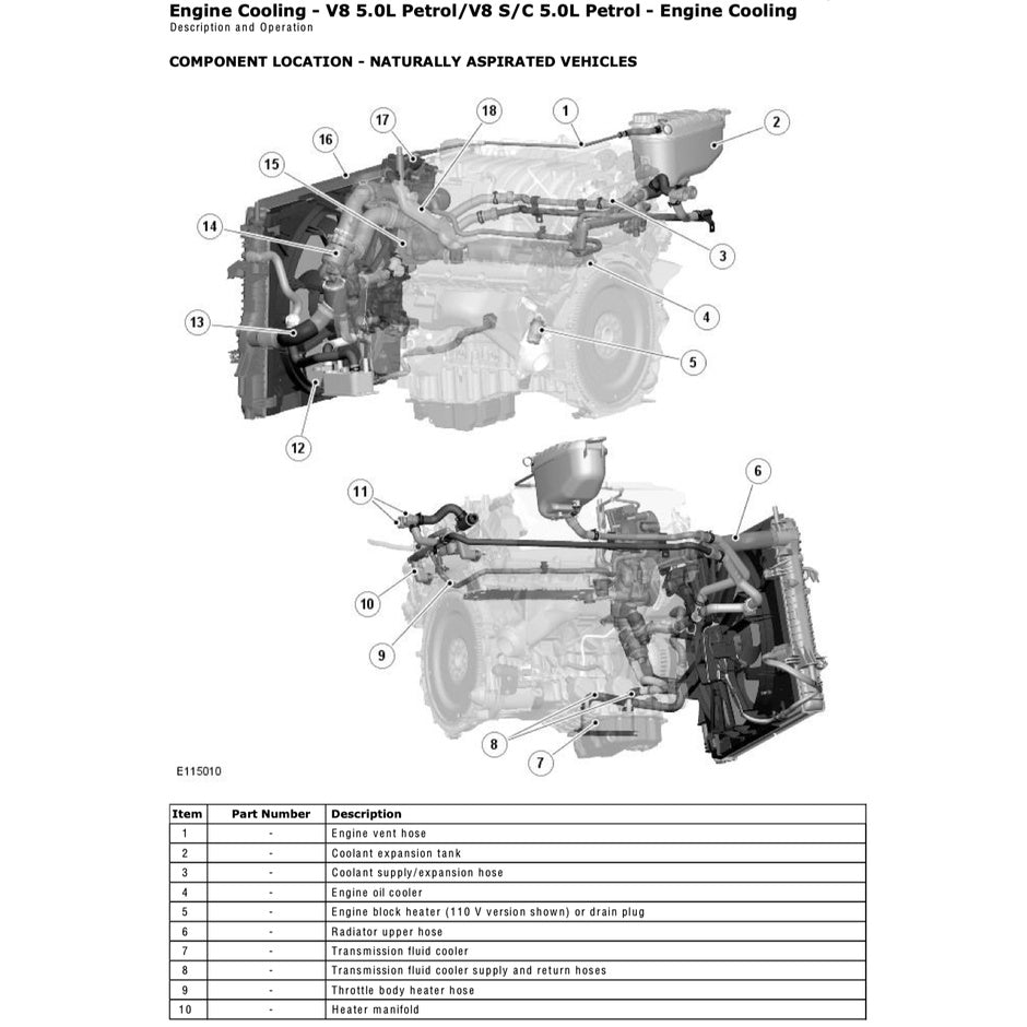 JAGUAR XK X150 (2006-2014) SERVICE WORKSHOP MANUAL - Image 9