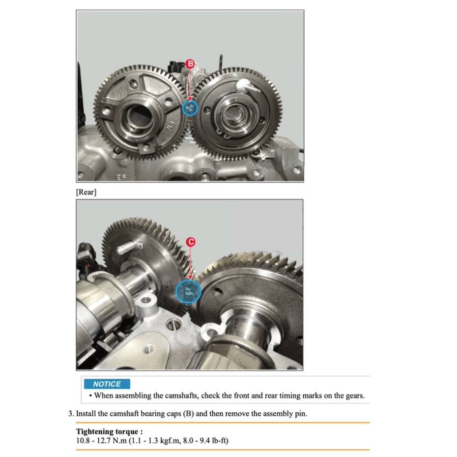 KIA ENGINE D4HB 2.2L "R" CRDI SERVICE REPAIR MANUAL - Image 4