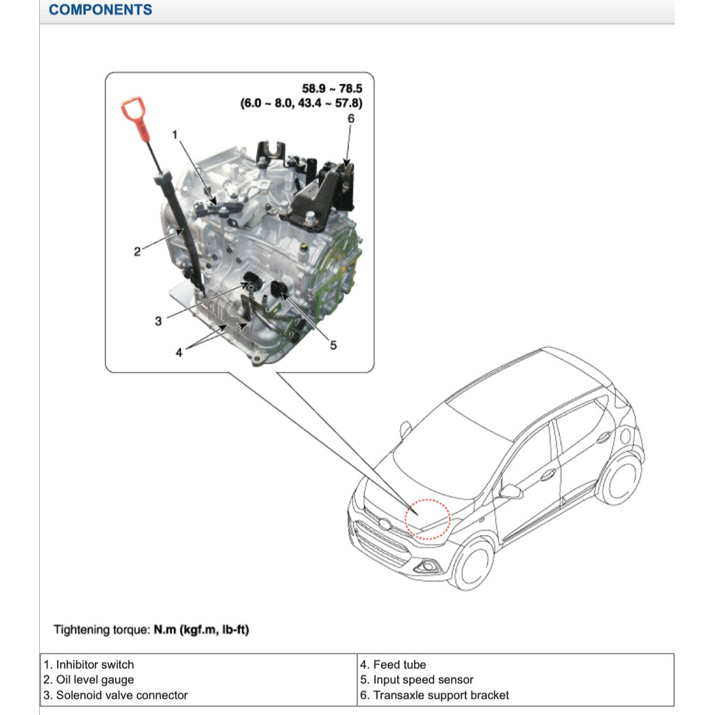 HYUNDAI i10 IA (2013-2022) SERVICE WORKSHOP MANUAL - Image 6