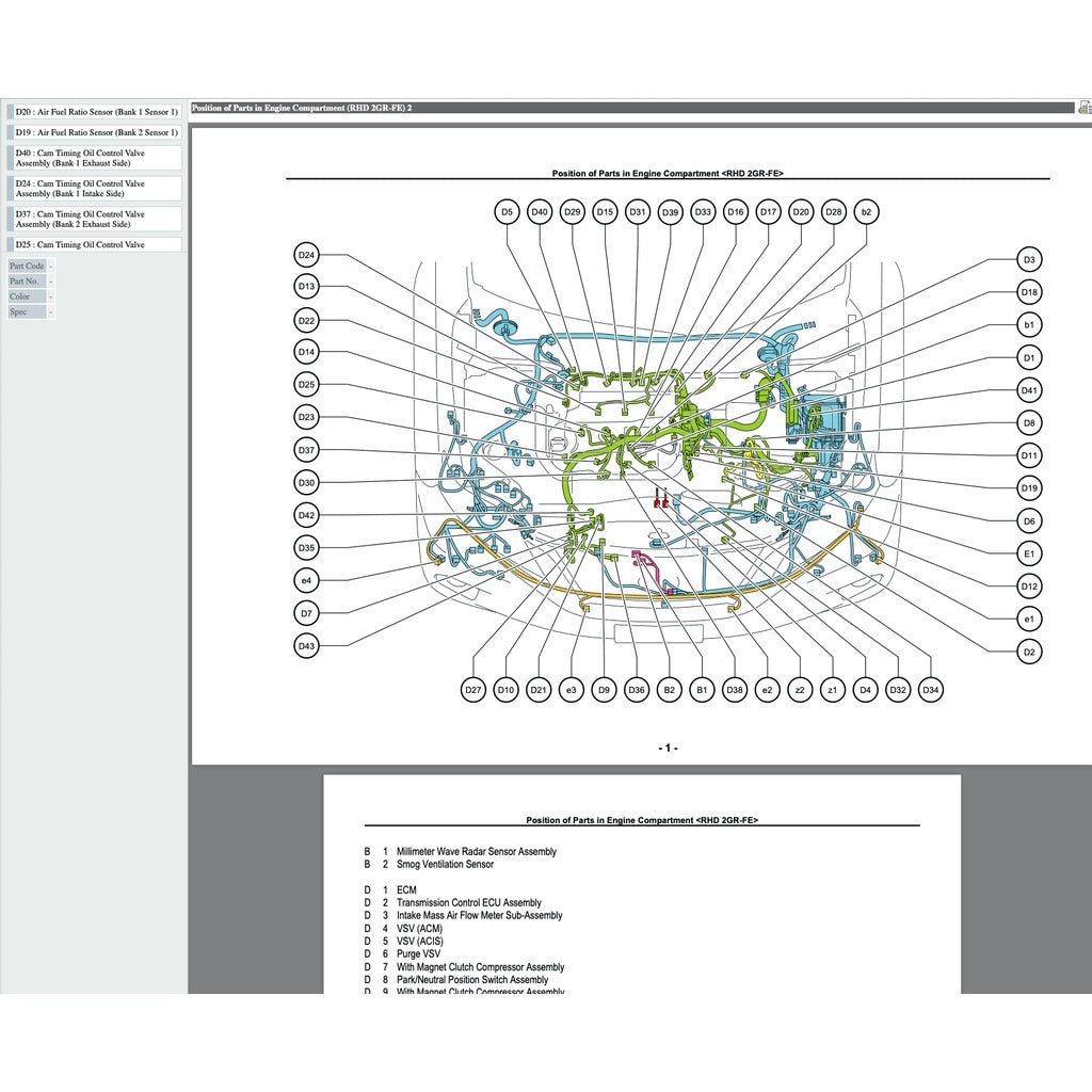 LEXUS RX270 AGL10 (2010-2015) SERVICE WORKSHOP MANUAL - Image 9