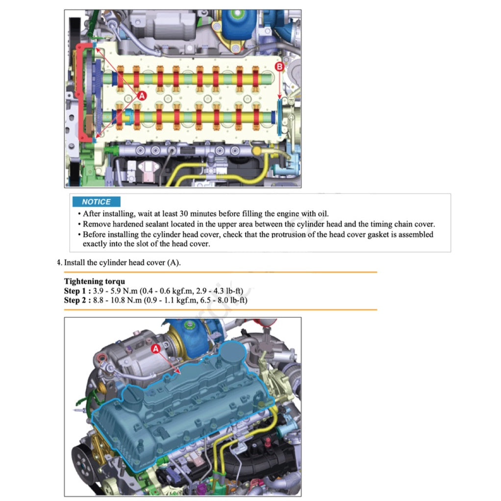 KIA ENGINE D4HB 2.2L "R" CRDI SERVICE REPAIR MANUAL - Image 8
