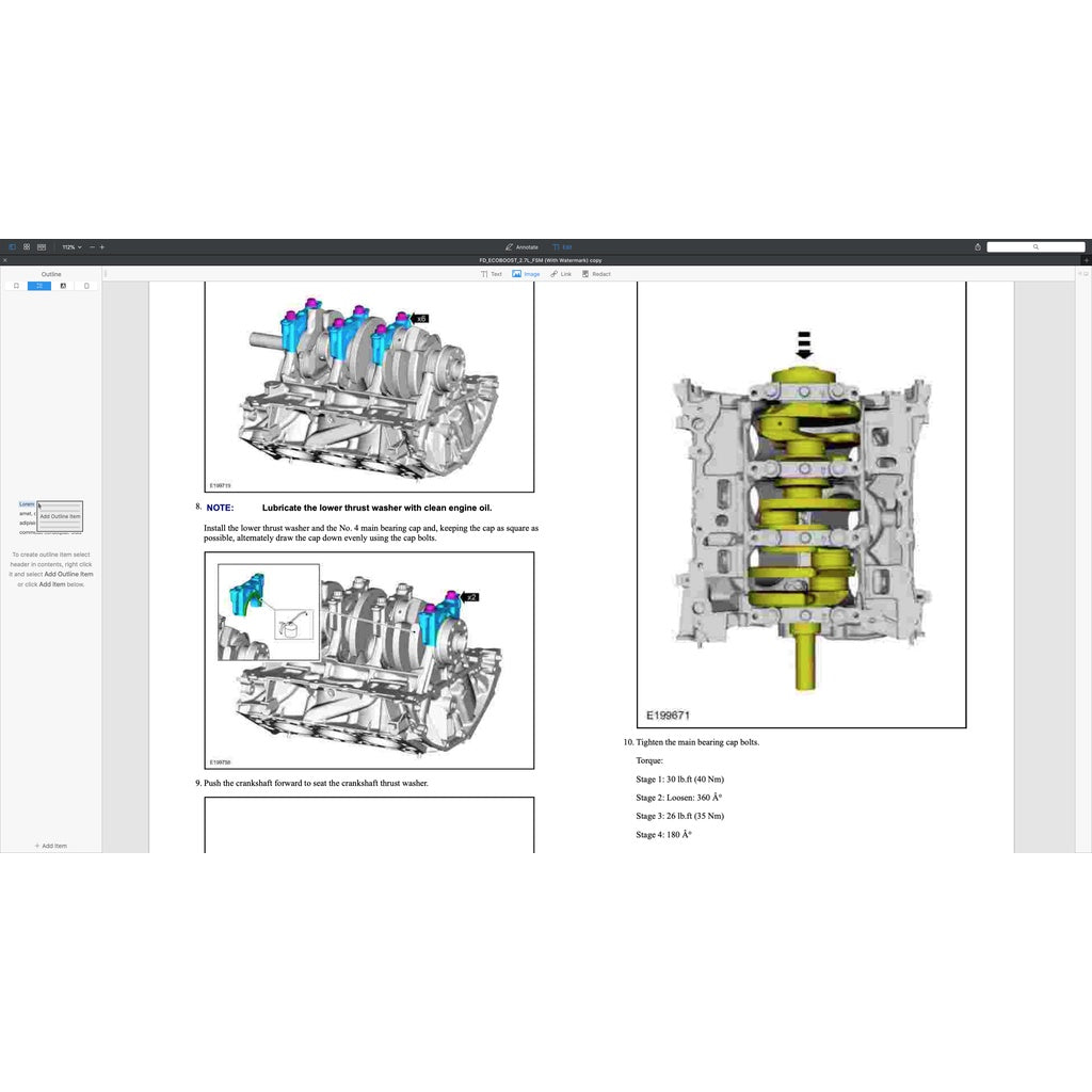 FORD 2.7L ECOBOOST ENGINE SERVICE REPAIR MANUAL - Image 6