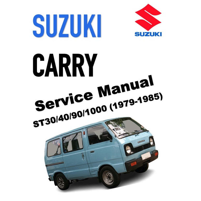 SUZUKI CARRY ST30/40/90/100 (1979-1985) SERVICE WORKSHOP MANUAL - Image 2